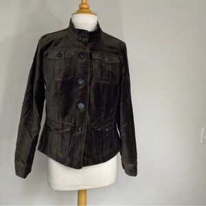 Covington Girls Brown Velvet Jacket Size Medium 10/12 Girlhoodcore Streetwear